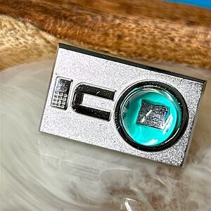 🖤SUPER RARE💕 Panasonic Radio Real IC Integrated circuit used Tie clip